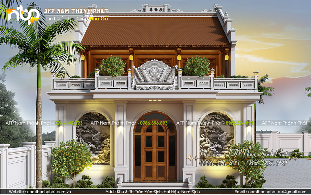 Biệt Thự Đẹp 2 Tầng Mái Nhật Hiện Đại Tại Lâm Đồng