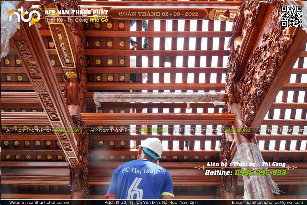 Quá Trình Đóng Rui Mè Nhà Gỗ 5 Gian Có Gì Thú Vị - Hoàn Thiện Công Trình Phần 3