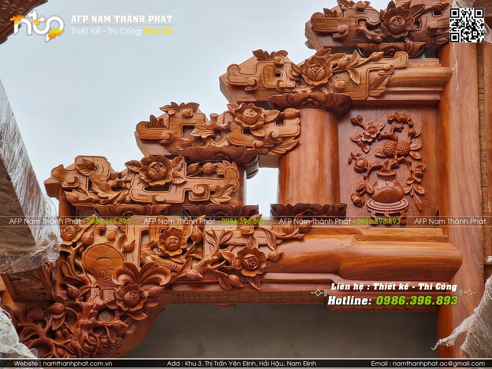 Các Mẫu Hoa Văn Nhà Gỗ Đẹp Được Ưa Chuộng Trong Nhà Gỗ Cổ Truyền.