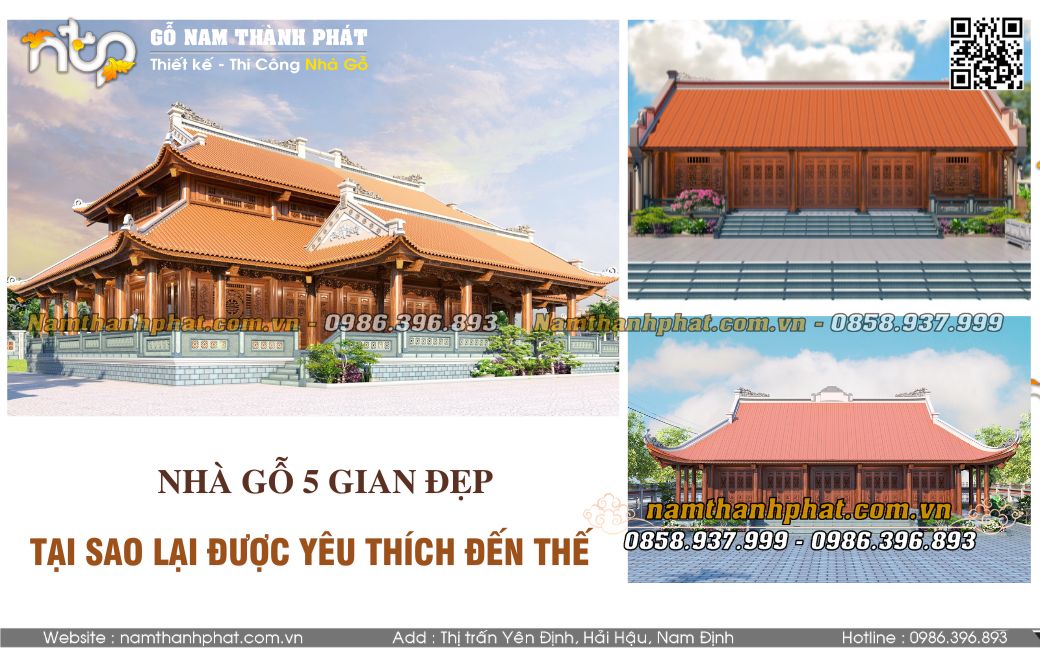 Khám Phá Nhà Gỗ 5 Gian Đẹp - Lý Giải Tại Sao Mẫu Nhà Quốc Dân Này Lại được Yêu Thích Đến Thế?