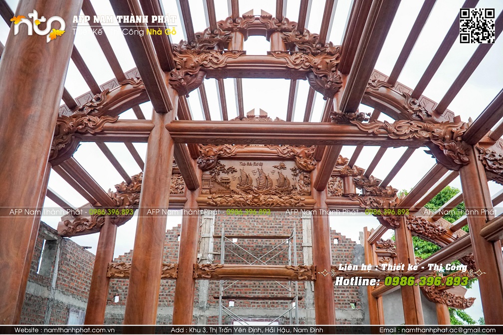 Ngắm nhìn những cấu kiện đẹp của nhà gỗ cổ truyền Bắc Bộ