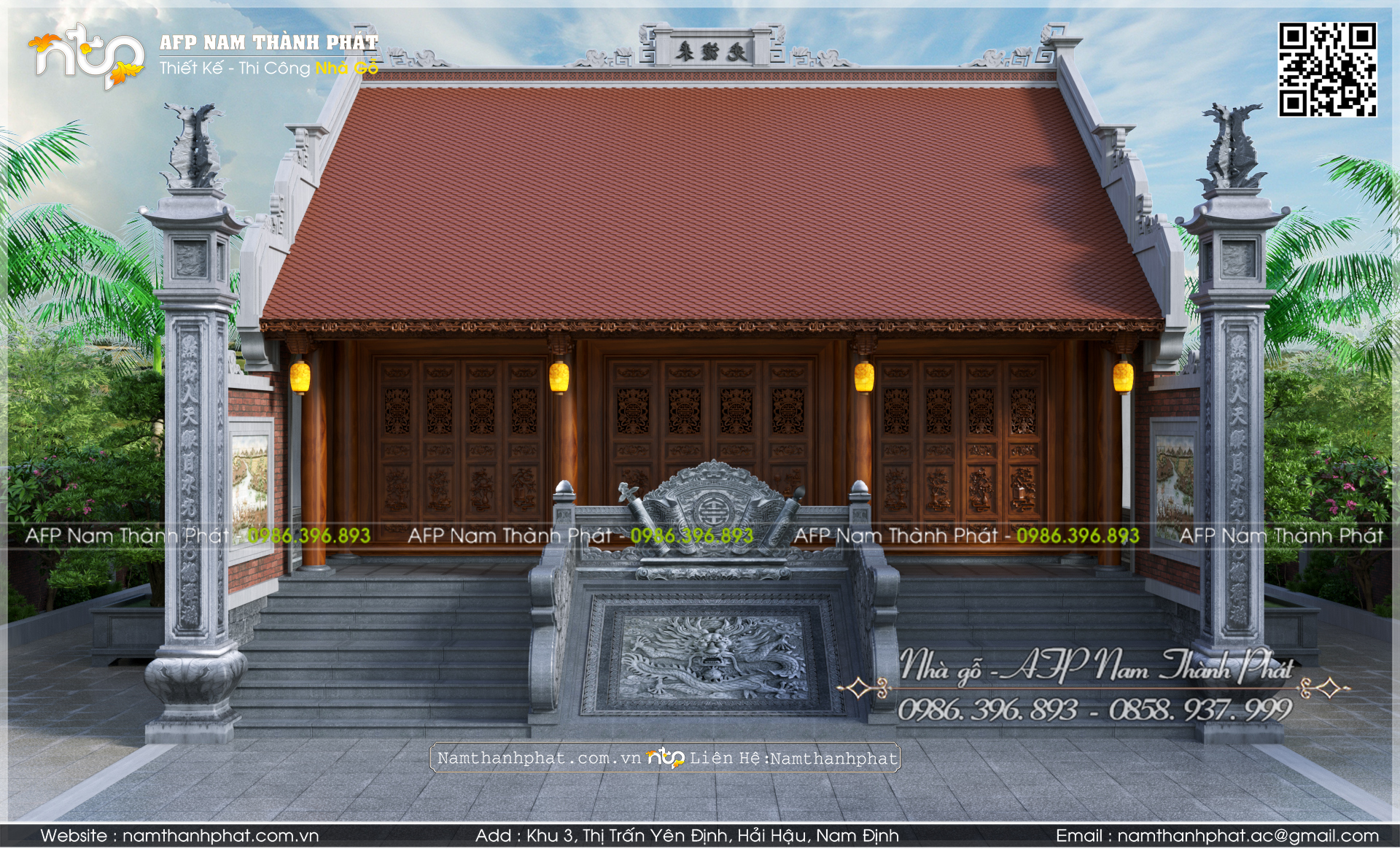 Thiết Kế Nhà Gỗ 3 Gian - Hồ Sơ Thiết Kế Tại Nam Thành Phát Có Gì?