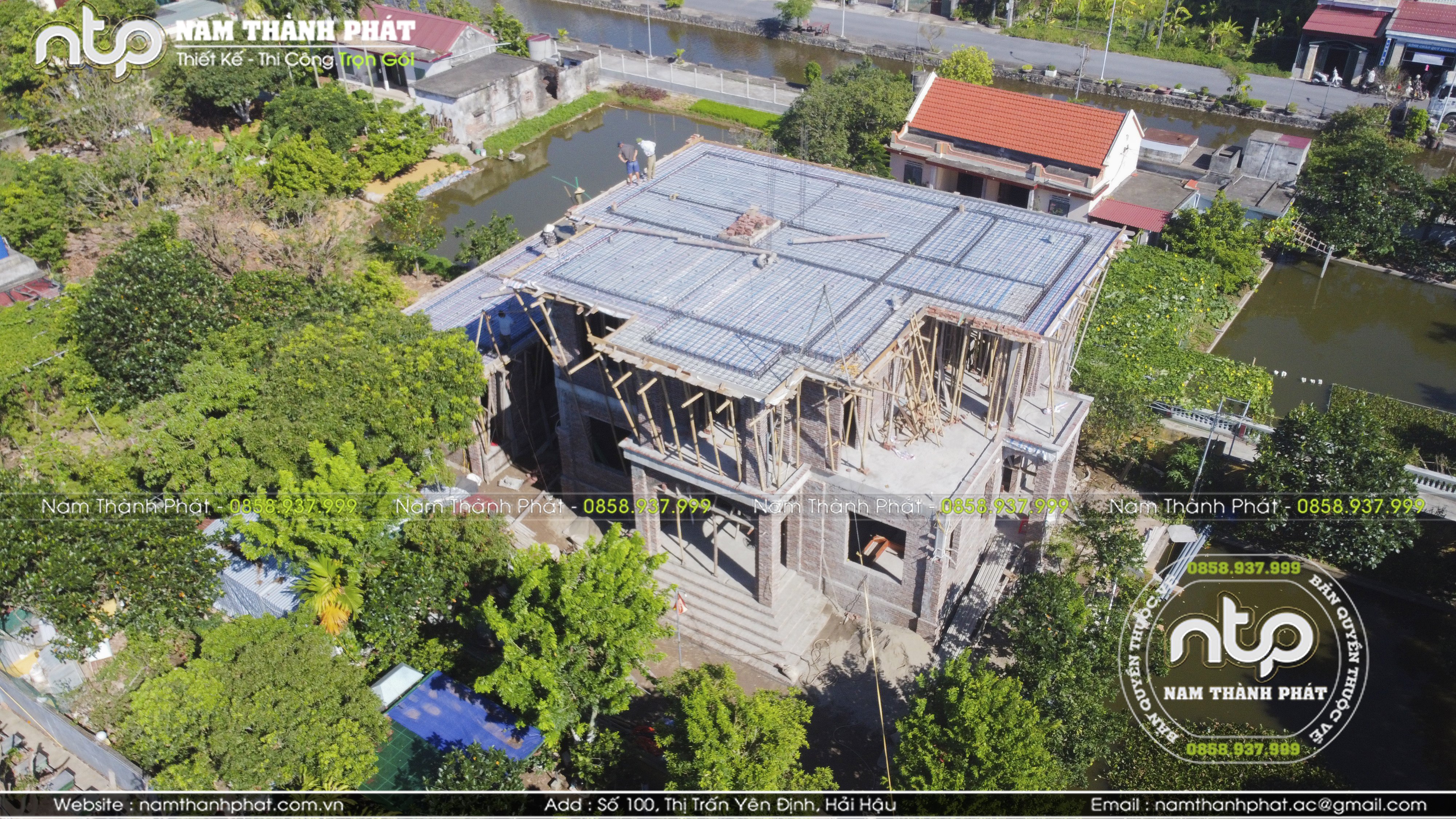 Xây Dựng Biệt Thự Tại Nam Định - Giai đoạn 1